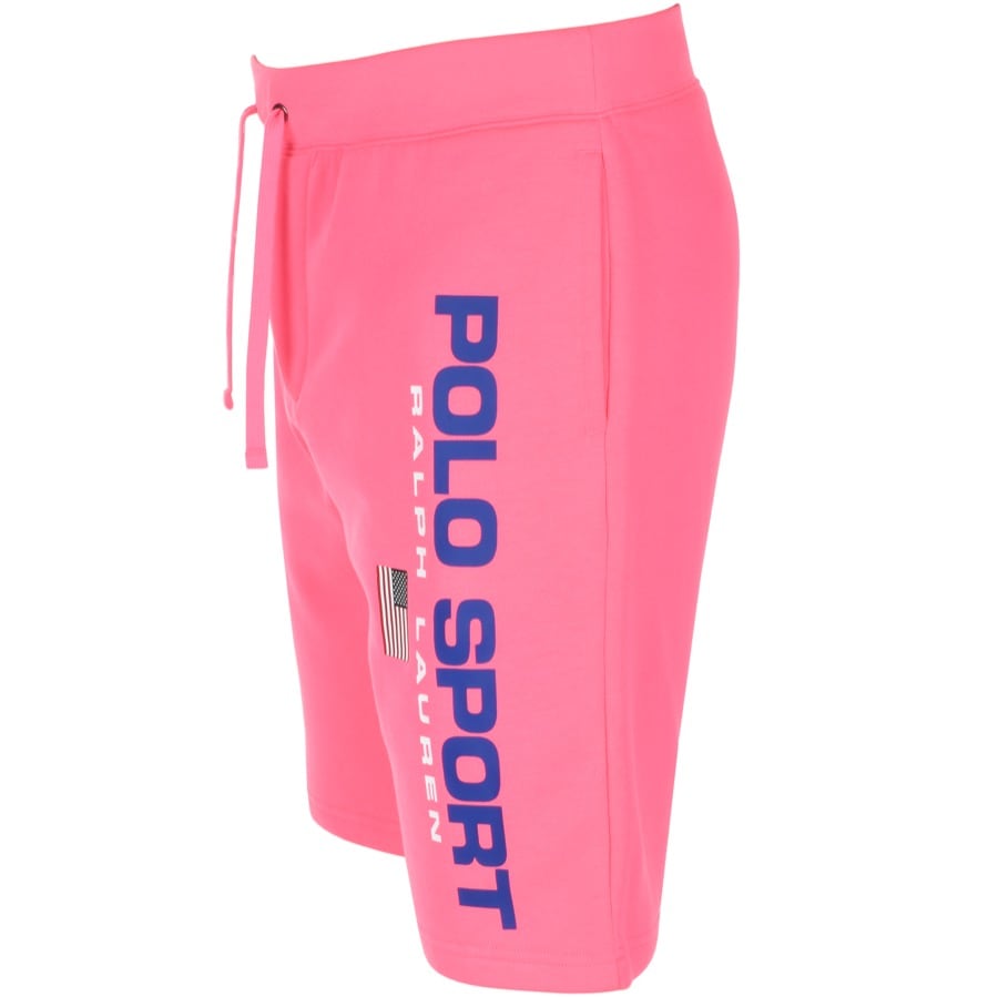 Alternative Image for ProductRalph Lauren Polo Logo Sweat Shorts Pink3